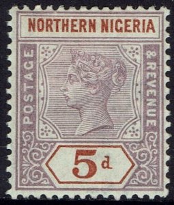 NORTHERN NIGERIA 1900 QV 5D