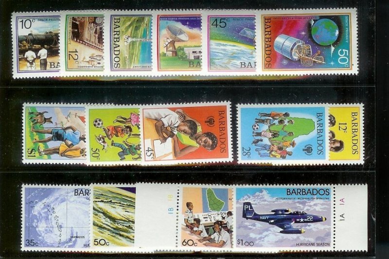 BARBADOS (42) Mint Never Hinged Sets - All Different - Nearly all complete