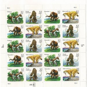 USA #3080a MNH Prehistoric Animals sheet