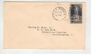 1926 JOHN ERICSSON MEMORIAL 628 SERVICED PHILIP WARD RARE USS DOBBIN NAVY Cancel