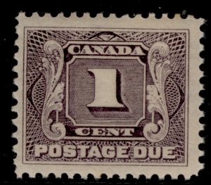 CANADA SG D1, 1c dull violet, LH MINT. Cat £10.