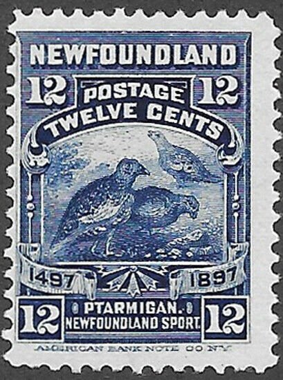 Newfoundland Scott Number 69 F LH