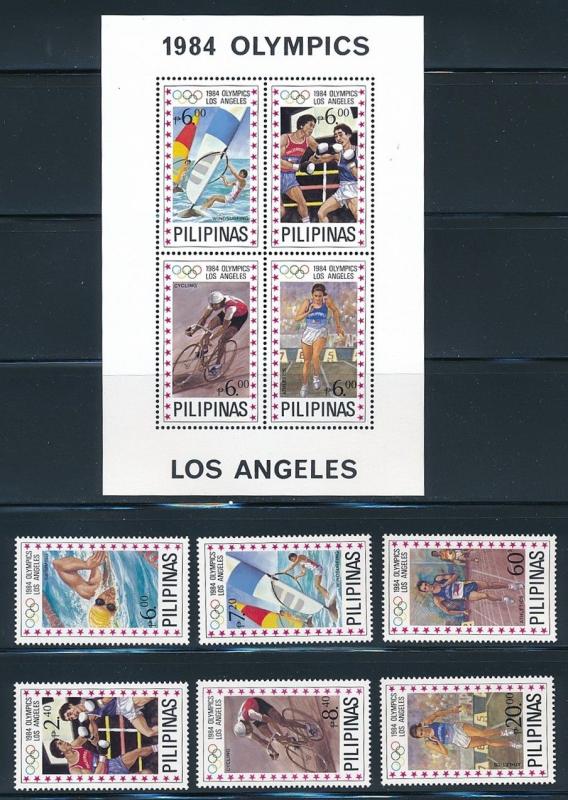 Philippines - MNH Set Los Angeles Olympic Games 1984 ($33)