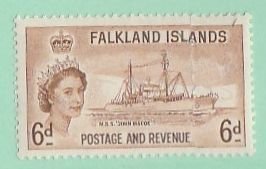 FALKLAND ISLANDS #125 MINT HINGED