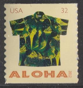 US 4601 Aloha Shirts Kilauea 32c coil single (1 stamp) MNH 2012