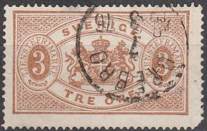 Sweden #O1 Used CV $42.50 (A16408)