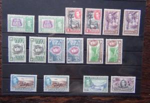 Britannique Honduras 1938 - 47 valeurs to 50c MM