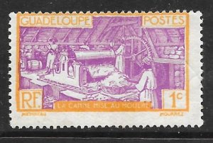 Guadeloupe 96: 1c Sugar Mill, MH, AVG