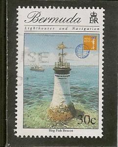 Bermuda  Scott  727  Lighthouse  Used