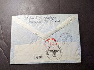 1940 Norway Airmail Cover Oslo to Huemoz Lausanne Switzerland