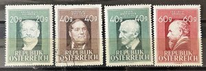 Austria #516-519 MLH/Used Set- SCV=$13.30*