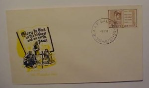 AUSTRALIA FDC CHRISTMAS 1961 RAAF SALE EAST