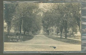 US  R P O Card, 1909, C M I. Filroy & Dul, Prarie Street, Lodi, Wis.