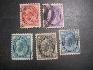 Canada #66-70 Used -WDWPhilatelic (H72) (2/26)