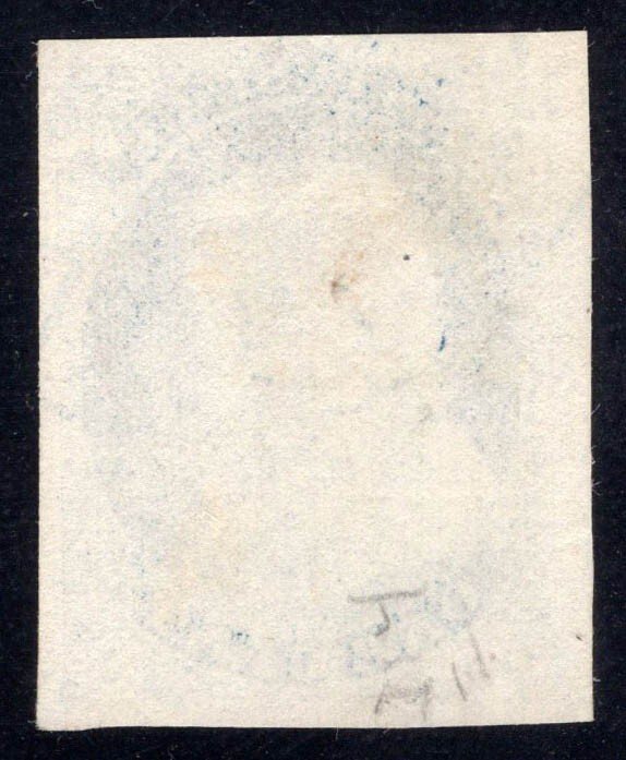 MOMEN: US STAMPS #6 IMPERF POS 91L4 USED PF CERT XF APP. LOT #96007