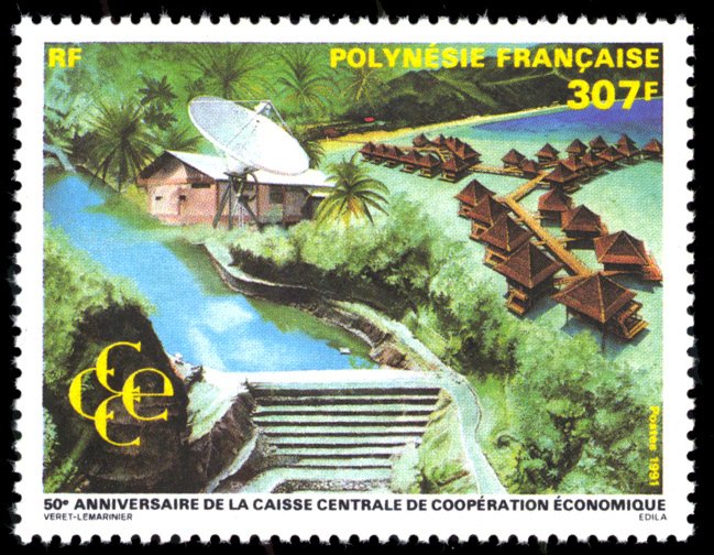 French Polynesia 1991 Scott #577 Mint Never Hinged