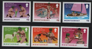 MONTSERRAT 1171a-f  , MNH  SINGLES