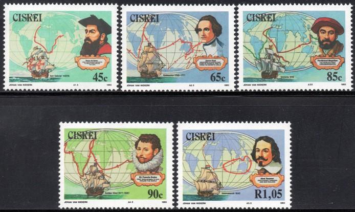 Ciskei - 1993 Navigators Set MNH** SG 222-226