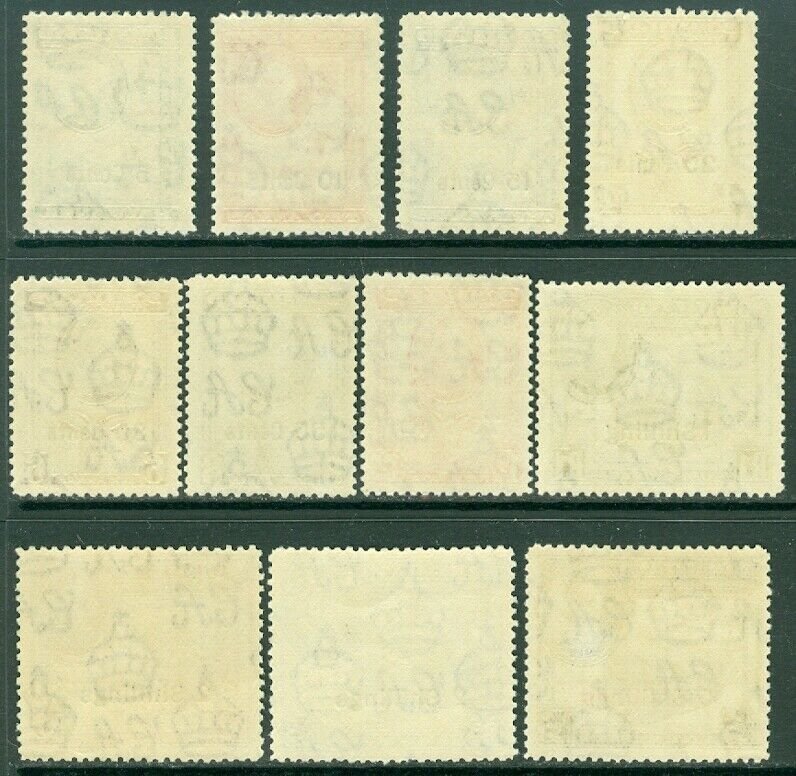 EDW1949SELL : SOMALILAND PROTECTORATE 1951 Scott #115-26 Cplt set VF MNH Cat $55