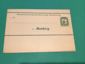 Germany Early  Hamburg  Unused Sealed Newspaper Wrapper A21220