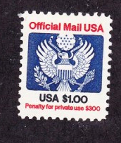 O132 $1.00 Official Mail MNH Single