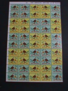 ​UNITED STATES 1968 OVER 53 YEARS-VERY OLD CHRISTMAS SEAL- MNH FULL SHEET- VF