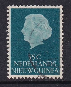 Netherlands  New Guinea  #34  used 1954  Juliana 55c