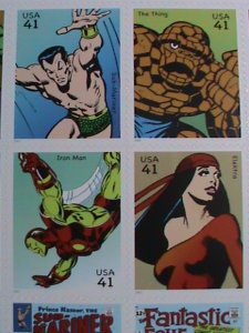 ​UNITED STATES-2007 SC#4159-MARVEL COMICS-SUPER HEROES MNH SHEET VERY FINE