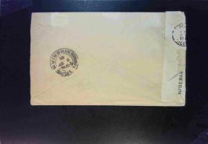 Nigeria 1941 Censored Cover to USA - Z1698