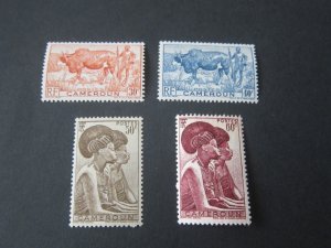 French Cameroun 1946 Sc 305-8 MH