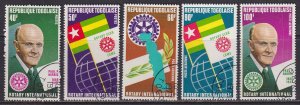 Togo (1972) #821-2, C183-5 used