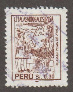 Peru 1073 Bridge of Huaman Poma de Ayala