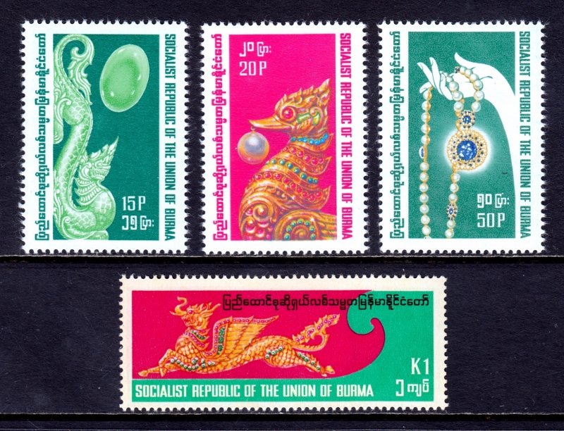 Burma - Scott #268-271 - MNH - SCV $16