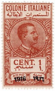 (I.B) Italy (Libya) Revenue : Duty Stamp 1c (1916)