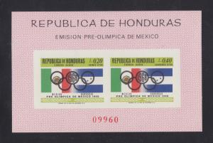 Honduras Scott # C435b Imperf S/Sheet MNH