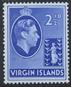 BRITISH VIRGIN ISLANDS 1938 2.5d UNMOUNTED MINT