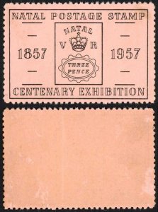 Natal Cinderella Postal Centenary Exhibition (1957)