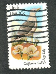 1996 Utah Birds and Flowers used single - perf 10.5 x 11