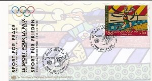 D171989 Sport For Peace Olympics FDC United Nations New York Bureau