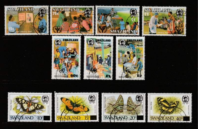 Swaziland x 8 used sets & a pair modernish