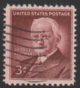 SC# 1062 -(3c) - George Eastman, Used Single