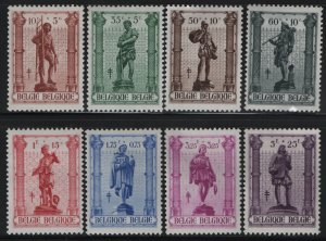 BELGIUM  B346-B353  MINT HINGED SET