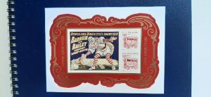 US Scott # 4905c; Barnum and Bailey S/S from 2014; inperf; MNH, og w backing