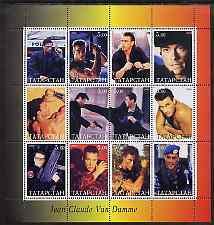 TATARSTAN - 2000 - J C van Damme -Perf 12v Sheet-Mint Never Hinged-Private Issue