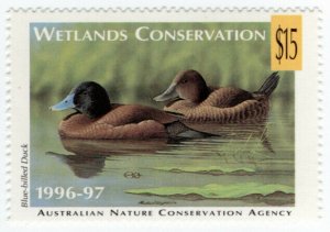 (I.B) Australia Cinderella : Wetlands Conservation $15 (National Park)