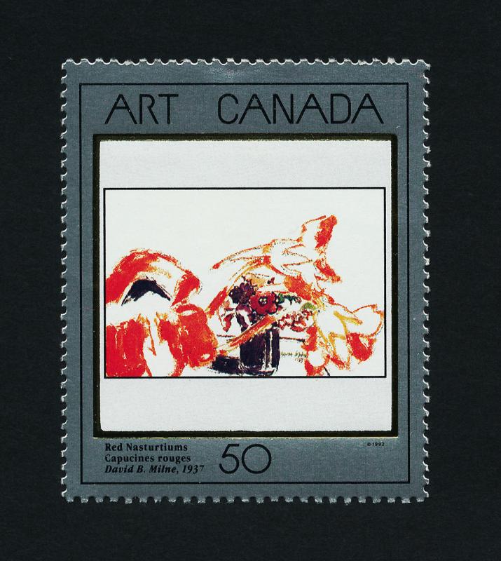 Canada 1419 MNH Red Nasturtiums, Art, Flowers