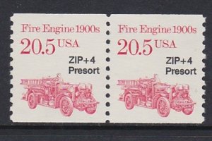 2264 Fire Engine Coil Pair MNH