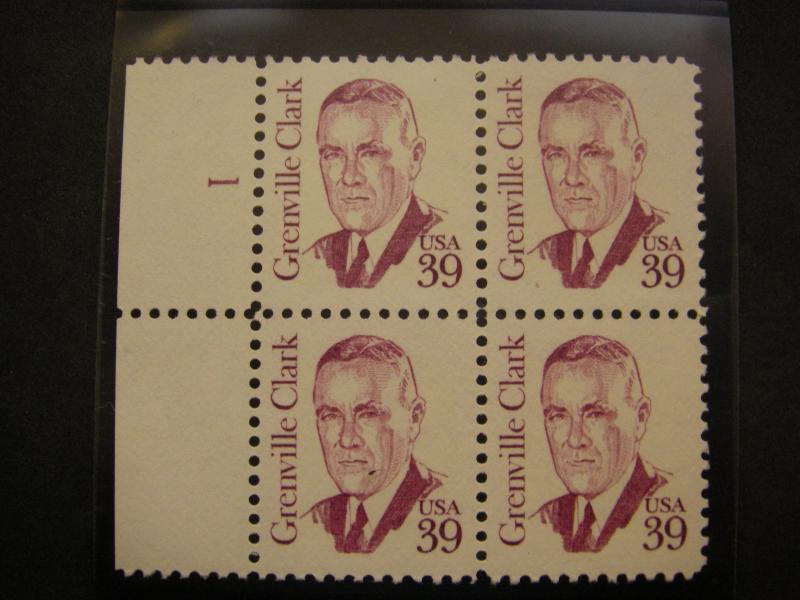 Scott 1844-1869, Great Americans, Complete Plate Blocks of 4 or 6, MNH Beauties