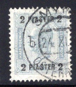 Austrian Offices in Turkey #42,  used, nice Smyrna b cancel