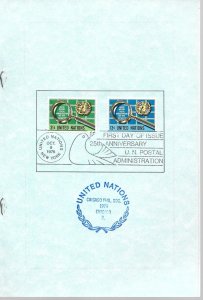 United Nations Show First Day Folders 4 Different